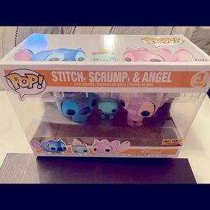 Stitch, Scrump, & Angel Funko pop hot topic